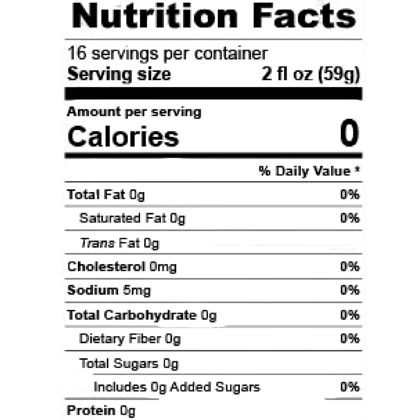 Gravity Coffee Sugar Free Syrup - 950ML