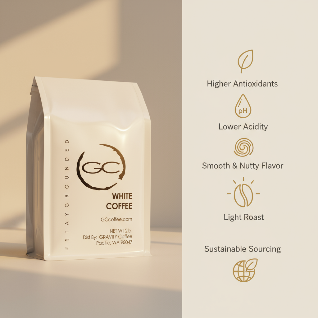 Gravity Coffee Signature Ground White Coffee - 2lb