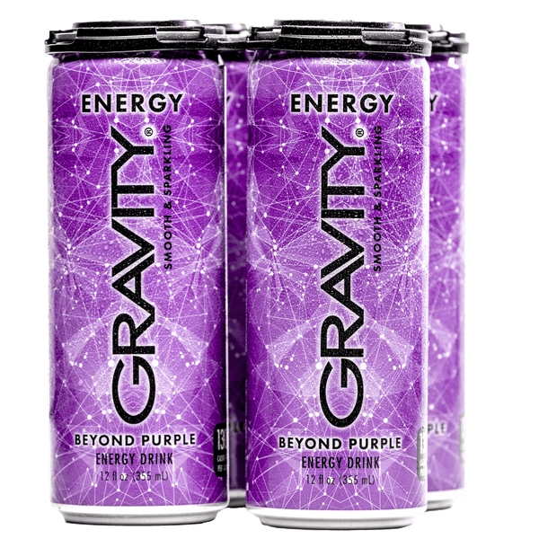 4 Pack Gravity Beyond Purple Energy Drink Gravity Coffee